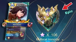 MANIAC!! NEW SEASON FANNY UNSTOPPABLE DAMAGE! - MLBB