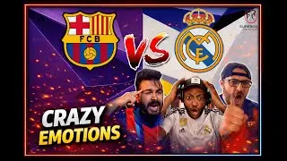 Barcelona vs Real Madrid Fan Reactions | Dramatic Clasico Moments