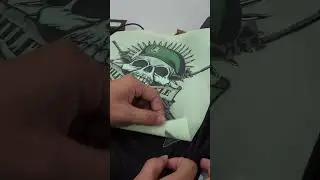 Luminous transfer film for T-shirt printing #diy #dtfprint #dtfprinting #smallbusiness