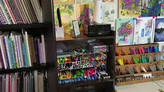 TOUR PELO MEU ATELIÊ (Atualizado)