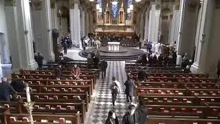 Catholic Sunday Morning Mass at St. James Cathedral, Seattle