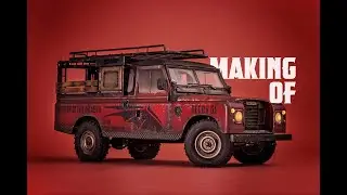 LAND DRAGON - customized Boom Racing Land Rover Series III with SGS rack!