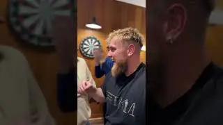 Jake Paul Crazy Dart Board Challenge #jakepaul #shorts