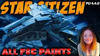Star Citizen F8C Lightning - Complete Paint Showcase (IAE 2955)
