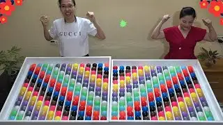 🎧 ASMR + Puzzle + Colors = Pure Satisfaction 🌈 | Sorting Game 🟡🟣