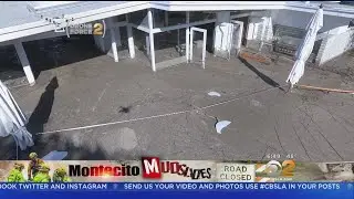 Drone Footage Shows Much Of Montecito Still Buried In Mud