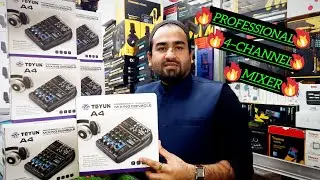 🔥Professional#🔥4-channel-Mixer#🔥#চমৎকার সাউন্ড🔥 কোয়ালিটি#