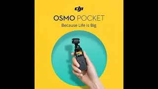 DJI Osmo Pocket - Handheld 3-Axis Gimbal Stabilizer with integrated Camera