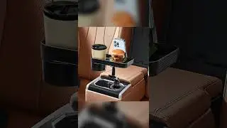 Car Cup Phone Holder Tray 360&deg; Rotation, Adjustable, Phone & Drink Storage &ndash; Universal Car Tray &ndash; Al