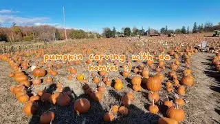 pumpkin carving with da homies :)