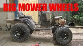 Big Front Tires for the Rompin Mower plus Build Details