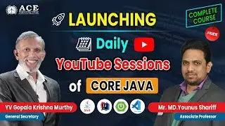 📢 New Course Announcement | CORE JAVA | Complete Course | ACE Engineering College