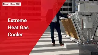 Danfoss Smart Store | Testing our extreme-heat gas cooler from the ADC