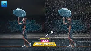 Add Natural Rain Effect in Photoshop I #photoshoptutorial I @satishkgraphics