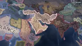WHAT IF JAPAN ANNEXED MIDDLE EAST IN WW2/ HOI4 TIMELAPSE