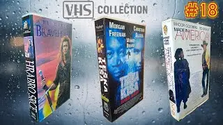 📼 VHS Movies Collection #18 &mdash; Braveheart, Hard Rain & Made in America (Original VHS Tapes)