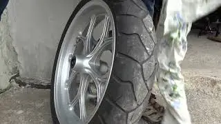 Honda NC750X как снять переднее  колесо