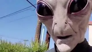 Custom Creation Alien U.F.O. Halloween Mask