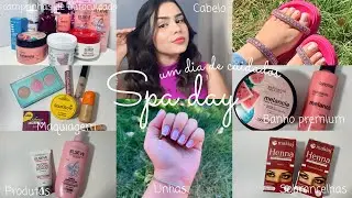 SPA DAY COMPLETO| BANHO PREMIUM,UNHAS,CABELO + COMPRINHAS DE AUTOCUIDADO