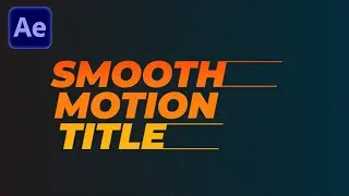 Typography TITLE ANIMATION in After Effects | Tutorial Deutsch #2