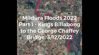 Mildura Floods 2022 - 3/12/2022 Kings Billabong to Mourquong by Kayak Part 1