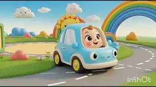 Little Car Goes Beep Beep 🚗🎶 | Baby Nursery Rhymes & Kids Songs