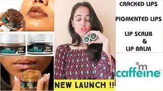 Honest Review: MCaffeine Coffee Lip Scrub And Lip Balm | Is it Worth It? | Lip care | Try On | Kirti