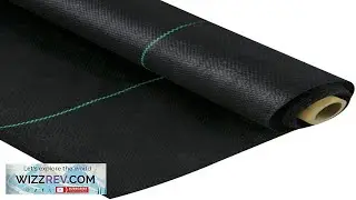 VEVOR 3FTx50FT Premium Weed Barrier Fabric Heavy Duty 5OZ Woven Weed Control