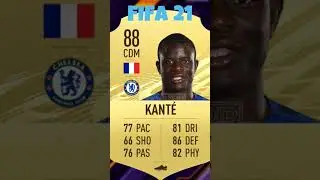 N'Golo Kant&eacute; FIFA RATINGS 🔥🇫🇷 #shorts #fifa23 #ngolokante