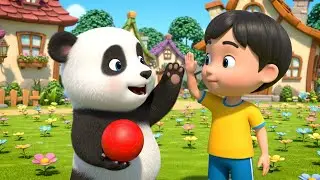 ¿Dónde Hizo Rodar el Bebé Panda la Pequeña Bola? | Rimas y Canciones Infantiles
