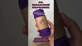 Promo sur mon site cumulable avec La livraison offerte &agrave; partir de 89&euro; 🎉🎉🎉#macramecreation