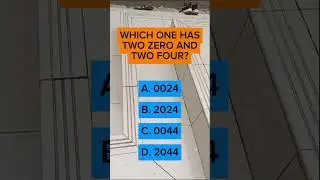 WHICH ONE HASTWO ZERO ANDTWO FOUR?