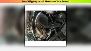 Real Car Data Development Dry Carbon Fiber Cold Air Intake System for 535Li 640Li