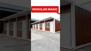 The Future of Housing:Modern Modular Homes!#ModularHome #PrefabHouse#ContainerHome#HomeDesign#Shorts