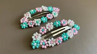 Boncuk ve Telden Yapılmış | Saç Tokası | Bead and Wire Hairpin