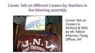 Dissemination of information regarding different careers by students