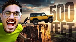 Dropping RC Monster Car From Mountain Will It Survive