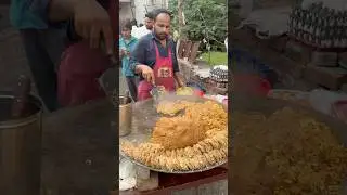 Anda Tikki | Daal Tikki Recipe in the Street Food Lahore | Tawa Fry Anda Tikki #streetfood #shorts
