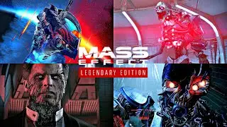 Mass Effect Legendary Edition - ALL BOSSES (Mass Effect 1, 2 and 3) 4K 60FPS