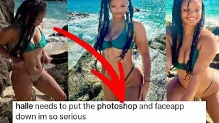 Халле Бейли подверглась критике в интернете из-за отредактированных фотографий 😲🤦‍♀️ Хлоя и Халле...