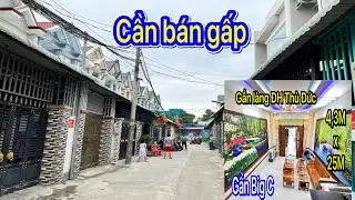 B&Aacute;N NH&Agrave; DĨ AN (1236) | Cần b&aacute;n gấp căn nh&agrave; gần Big C Dĩ An quốc lộ 1K, Gần l&agrave;ng đại học quốc gia
