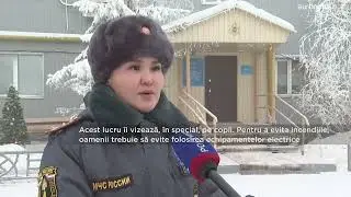 Temperaturi de minus 60 de grade Celsius &icirc;n unele zone din Rusia