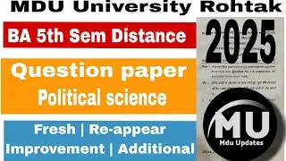 ba 5th sem politcial 2024 dec