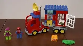 LEGO Duplo 10608 Pajęcza ciężar&oacute;wka Spider-Mana - część 2 - unboxing rozpakowanie