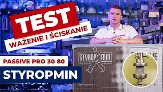 Styropian grafitowy Styropmin Passive PRO 30 80 - WAGA styropianu i TEST ŚCISKANIA - Styro24.pl