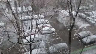 Heavy snow in Bucharest, January 8, 2026