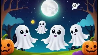 The Floating Ghost Goes Hunting Adventure | Funny and Fun Kids Nursery Rhyme Animation
