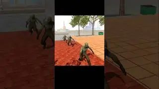 Indian bike driving 3D Zombie attack City Franklin😈#shorts #gaming