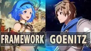 GBVSR:🔥Framework (Djeeta) Vs Goenitz (Gran)🔥| High Level Gameplay.