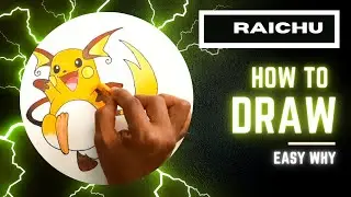 How to Draw Raichu | Pokemon | Easy Tutorial 😍😘